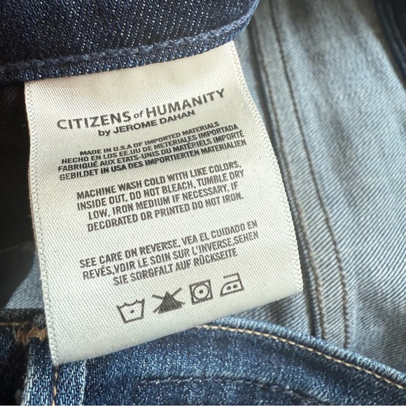 Citizens of Humanity Emerson Slim Boyfriend Jean Blue Ridge Denim Casual Women’s - Picture 13 of 14
